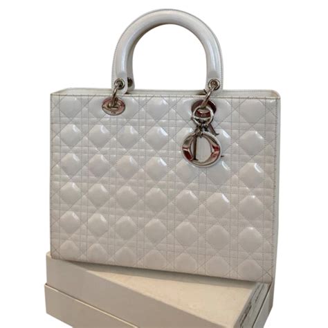 white dior bag|dior white bag price.